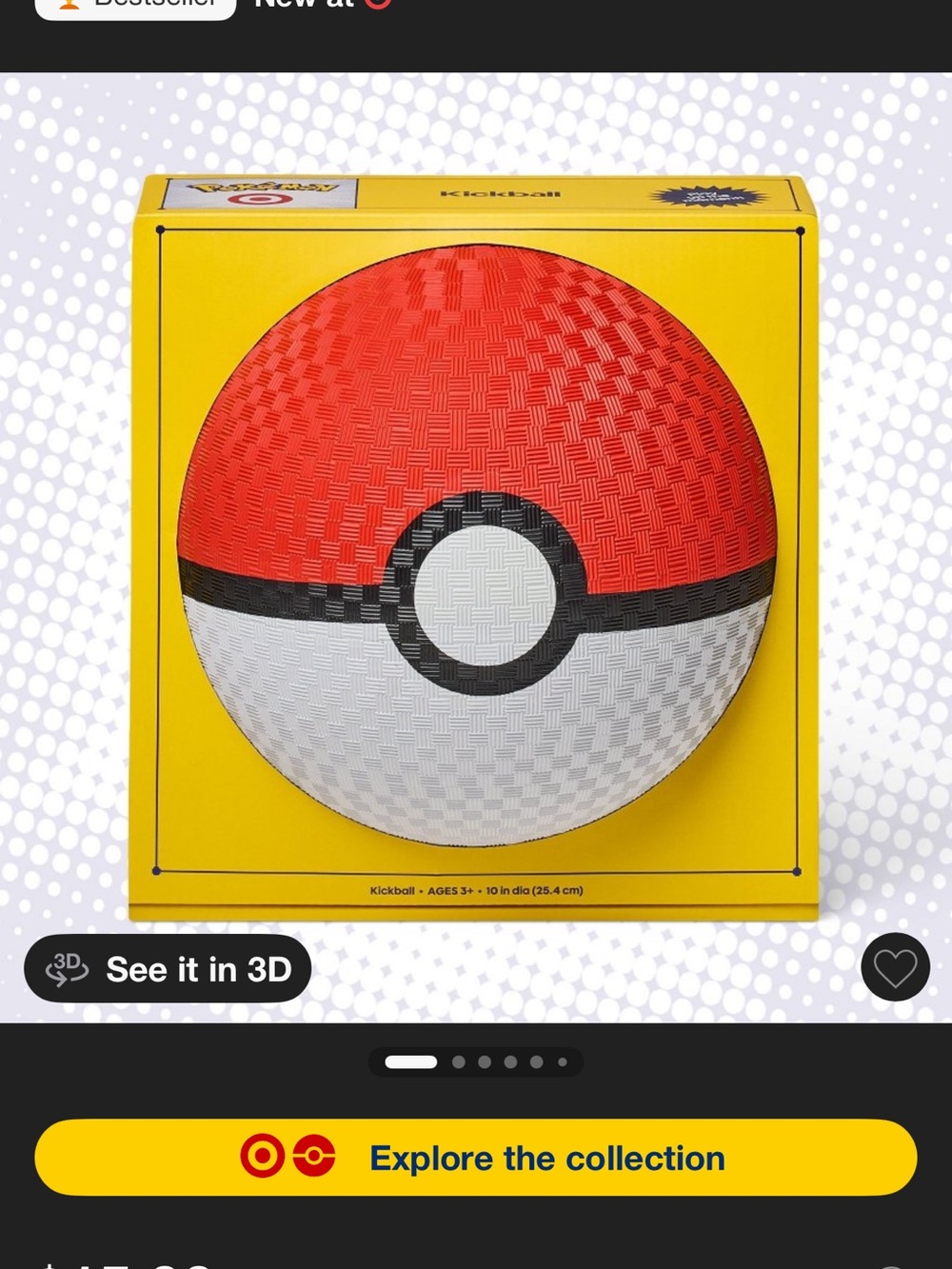 Pokemon Red White Poké Ball Kickball